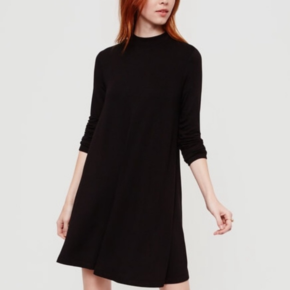 Lou & Grey Signaturesoft Mock Neck Dress